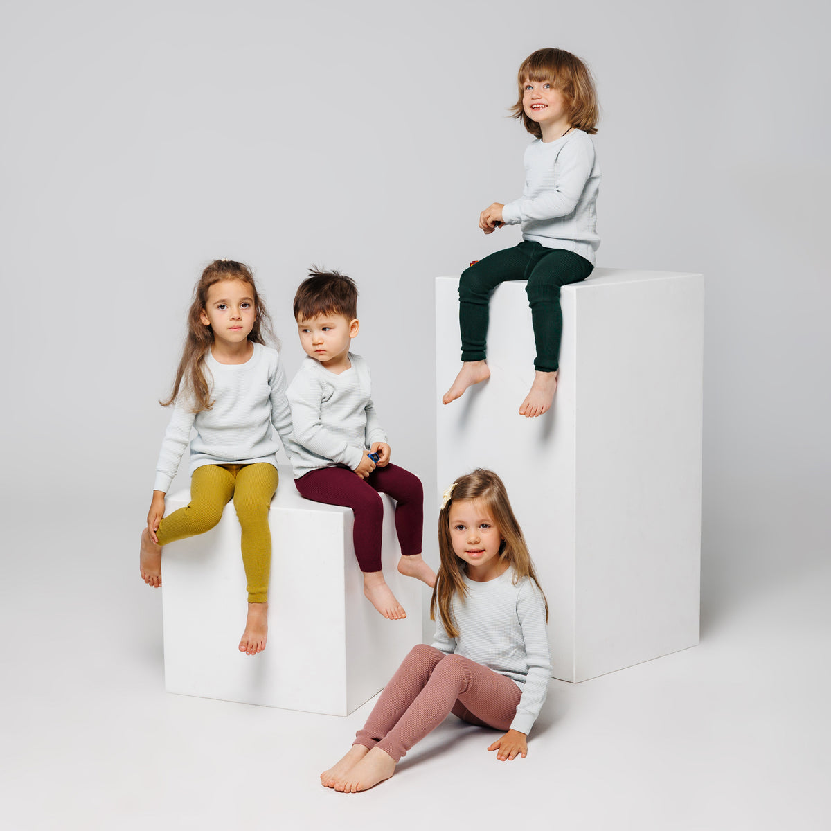 Leggings con bretelle - Giallo ocra