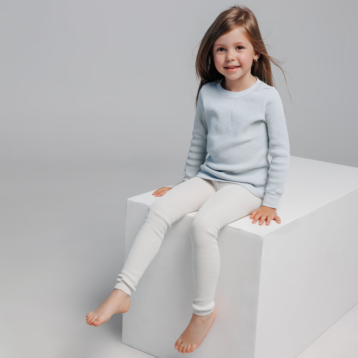 Leggings con bretelle - Naturale