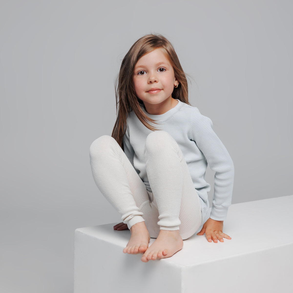 Leggings con bretelle - Naturale