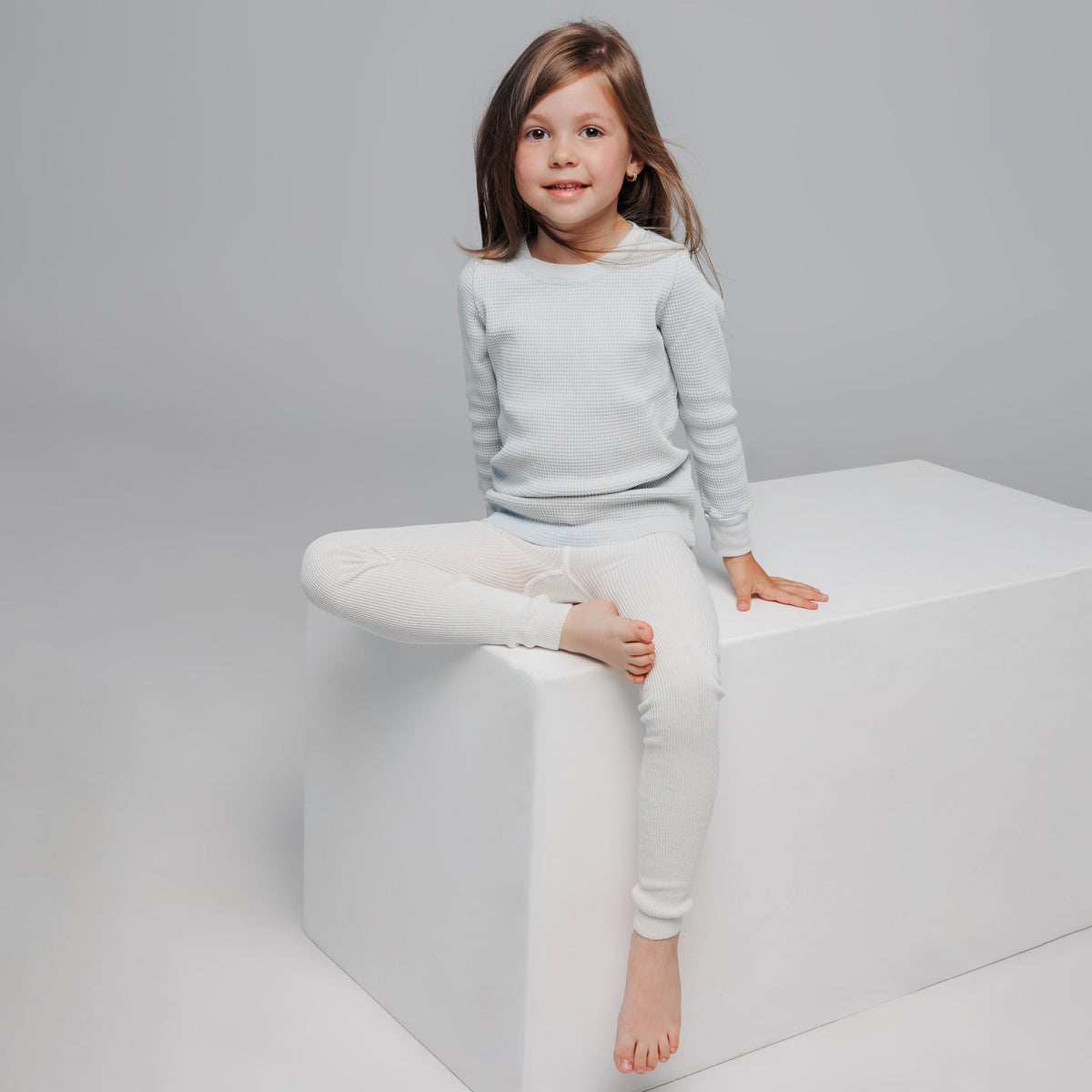 Leggings con bretelle - Naturale