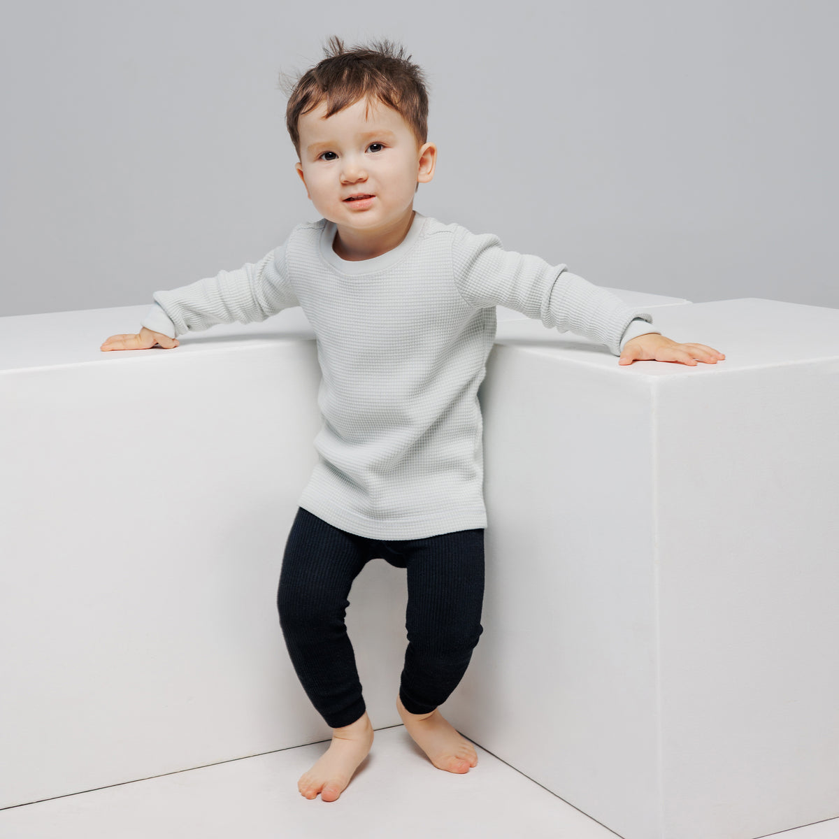 Leggings con bretelle - Nero carbone