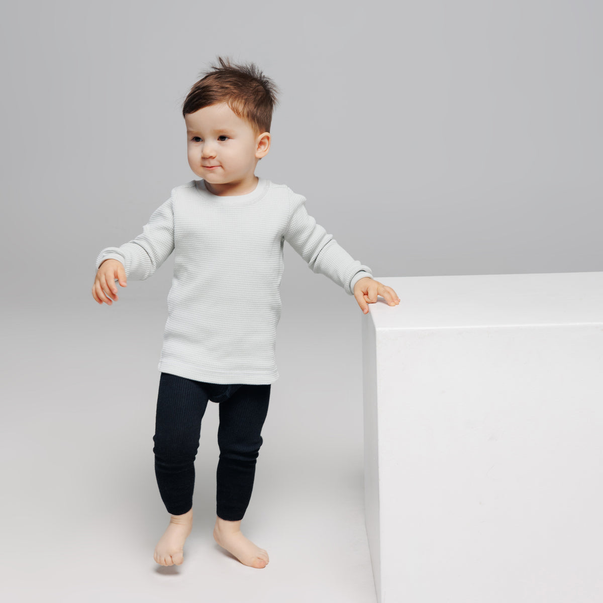Leggings con bretelle - Nero carbone