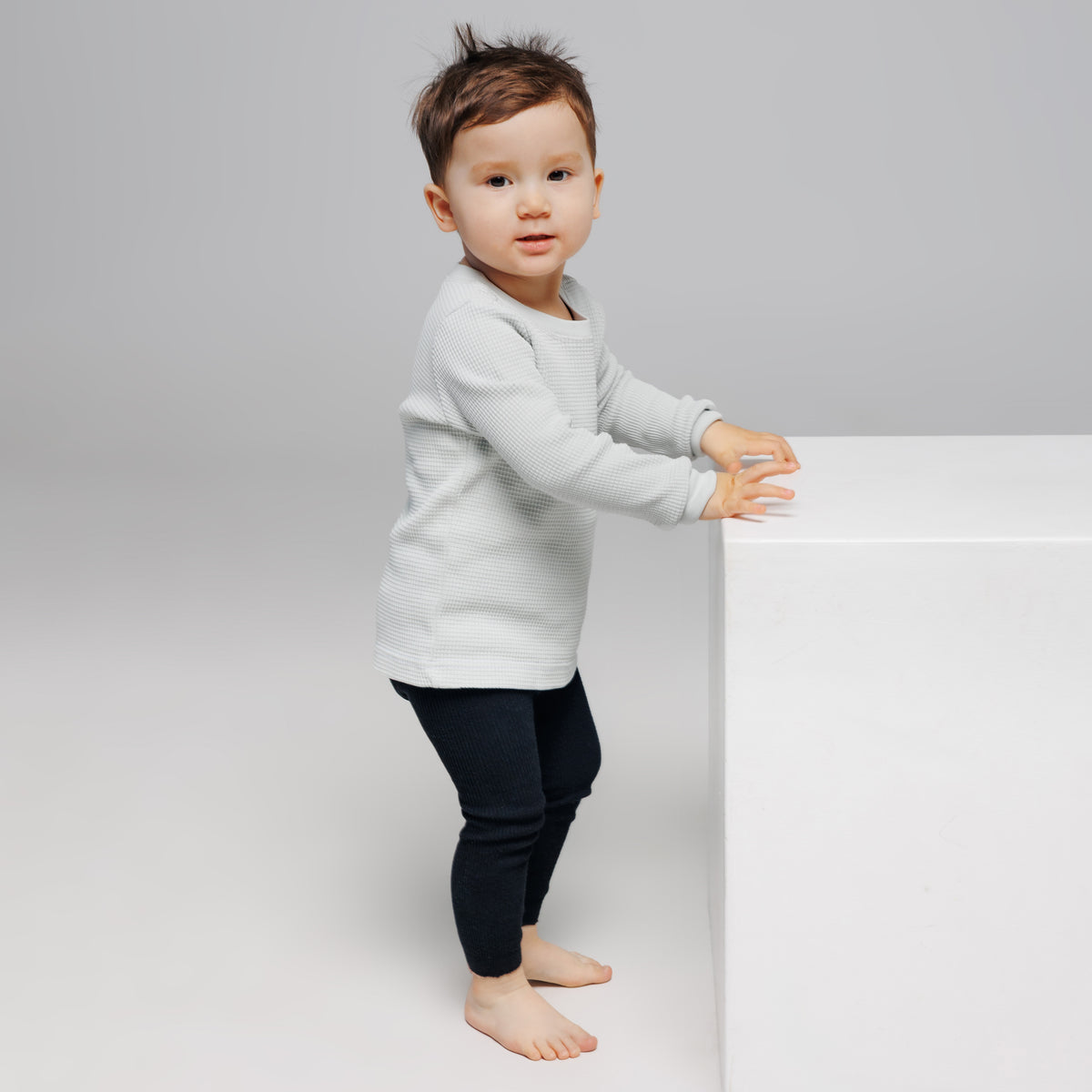 Leggings con bretelle - Nero carbone